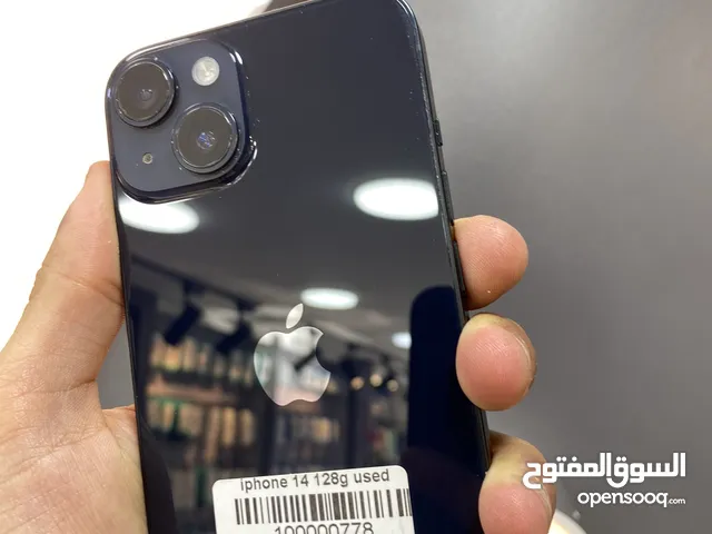 iPhone 14 128g بحالة الجديد مكفول