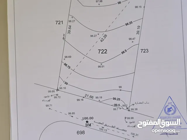 أرض سكنية مميزة تقع في منطقة صخرية راقية في الخطابية