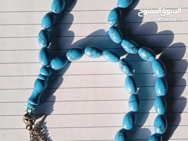 مسبحة فيروزية جديدة غير مستعملة