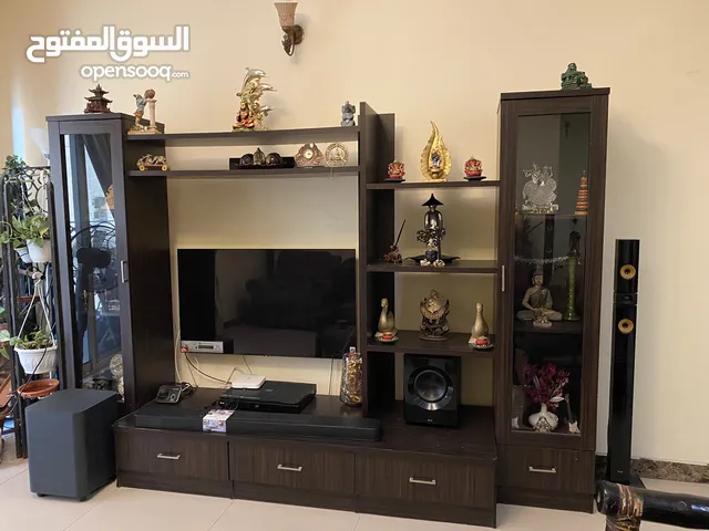 Wall unit with cupboards and drawers