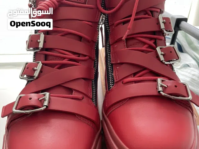 Giuseppe Zanotti COBY Men’s Mid top sneakers Red