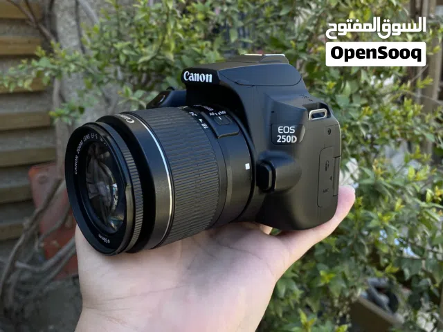 للبيع كامرا كانون 250D نضافه فول 4K تصوير