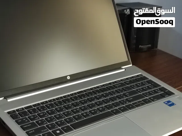 HP ProBook 450 G9 i5 جيل 12. رام 16 SSD 512 بحالة ممتازة للبيع بسعر مغري واستخدام نظيف جداً