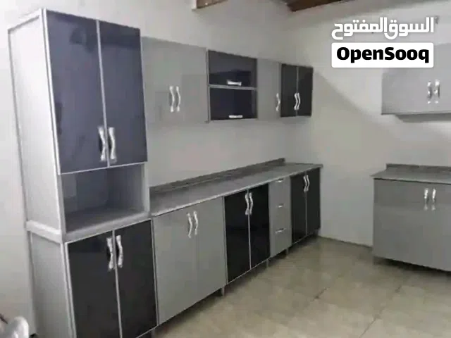 مطابخ المونيوم أنيقة وجميلة المتر كامل بالرخام شبابيك وأبواب ووجهات زجاجية