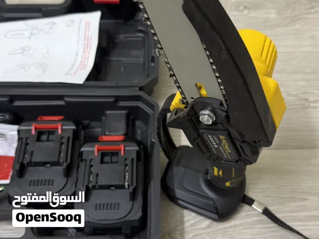 منشار كهربائي لاسلكي جديد 6 إنش مع بطاريتين وشنطة