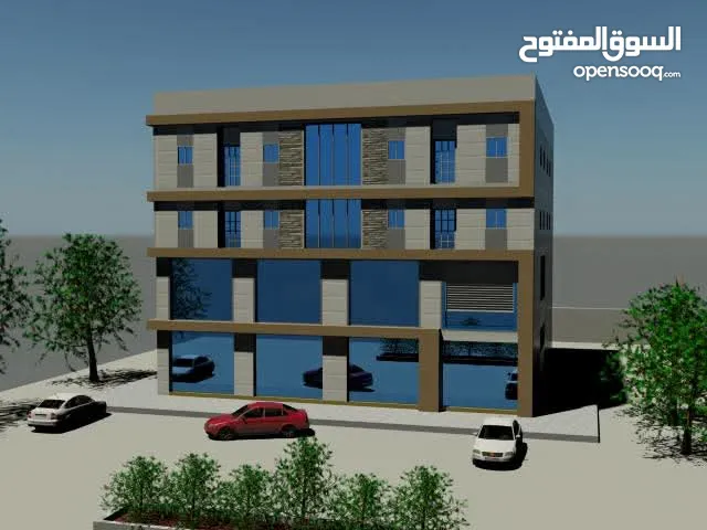 بناية حديثة طابقين المساحة 100 م موقع تجاري مميز للإيجار في القبلة حي الجامعة