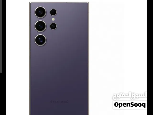 Samsung Galaxy S24 Ultra الشاشه شغاله وما بتعلق في كسر خفيف  الباك مكسور