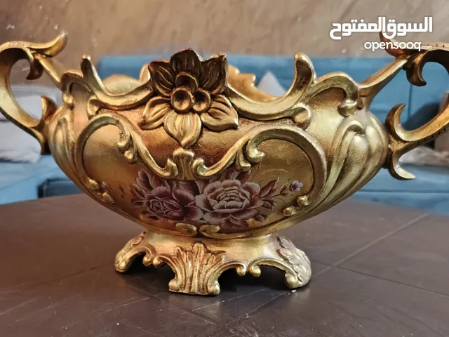 مزهرية لون ذهبي للبيع