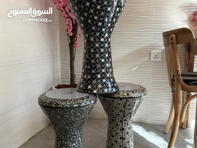 طبله جوهره الفن الصدف الازرق بروفشنال مقاس 23 مع كامل مستلزماته الاصليه