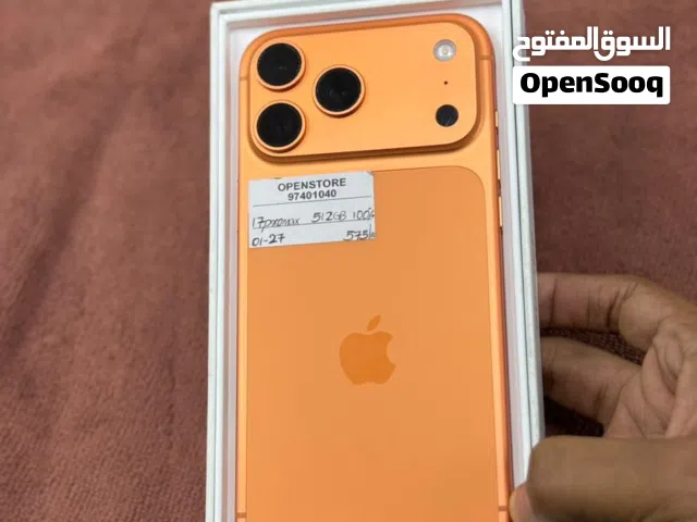 iPhone 17 pro max - 512 GB - Good condition phone for sale with box - warranty 1/27