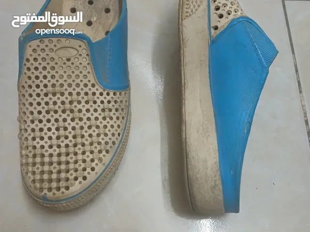 White & Blue Crocks/ كروكس أبيض فى أزرق