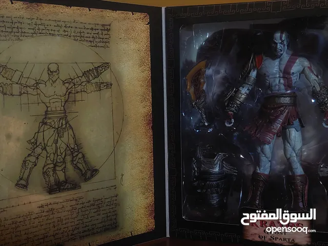 تمثال كريتوس - شبح سبارتا من لعبة god of war مع أسلحة مميزة و دروع مستوحاة من اللعبة بارتفاع 18 سم