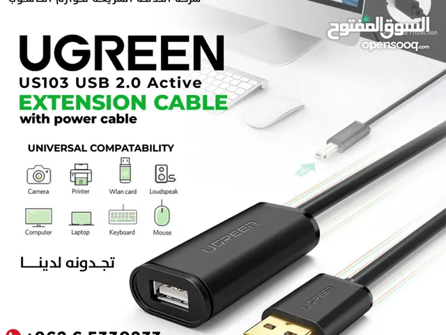 UGREEN US103 USB 2.0 Active Extension Cable-3M وصلة يوجرين مع محول