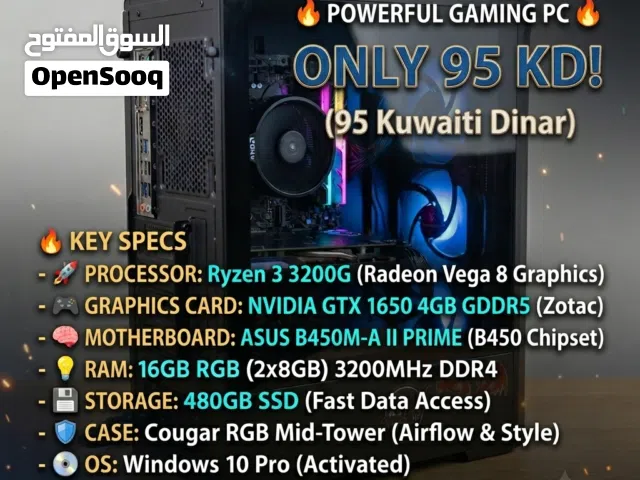 Gaming PCs (95KD - 240 KD)  i7-10th,RTX 2070S ,Ryzen 7 , please Read Description & See Photos
