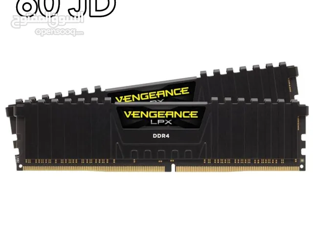 رامات Corsair VENGEANCE LPX 16GB (2 x 8GB) DDR4 DRAM 3200MHz C16 Memory Kit - Black