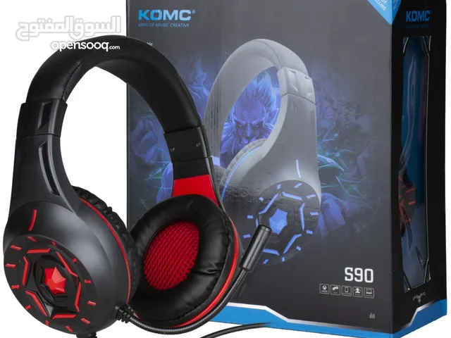 سماعة KOMC S90 GAMING HEADSET هيد سيت  راسية جيمنج من كومك 