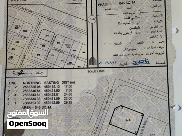 Residential Land for Sale in Al Dhahirah Ibri