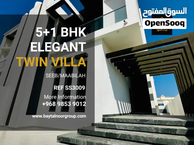 For Sale: Elegant 5+1 Bedroom Villa with Private & Canopy Parking  REF SS3009