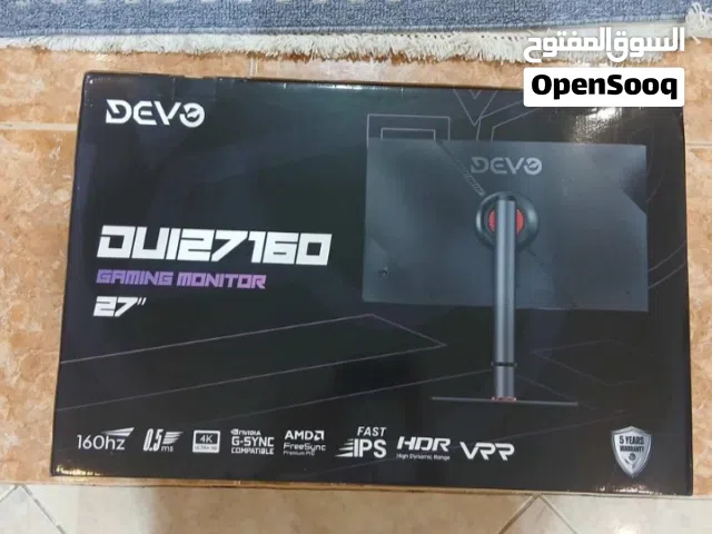 شاشة ديفو 4k مع كيبل منجمنت devo monitor 4k with cable managment
