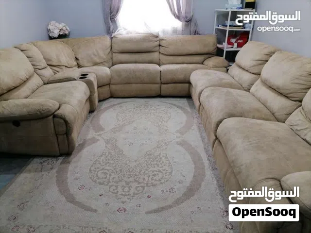 Sofa recliners for sale for only 42kd there are 3 recliners 2 are working and 1 is not rest are good