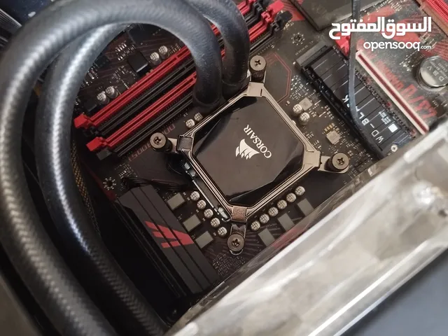 مع مبرد مائي i5 9600k