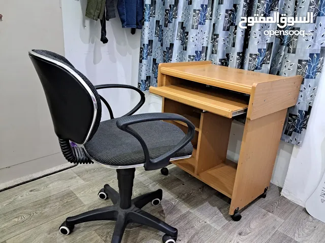 The computer table with chair used in good condition for sale