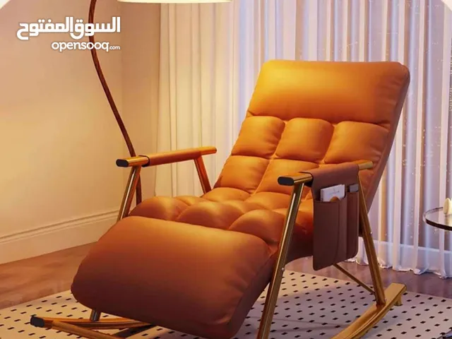 Indoor Rocking Chair with Tall Backrest, Modern Rocker Chair with Upholstered, Rocking Chair with Fo