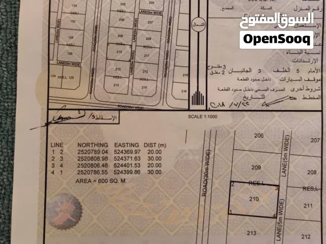 ارض سكنيه للبيع