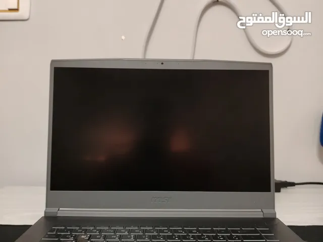 لابتوب msi للبيع للألعاب والدراسه والاستعمال الشخصي قابل للتفاوض البسيط
