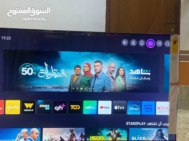 شاشة هايسنس جدبدة ستعمال يوم واحد  A6  55 انش 4k 60 هرتز دولڤي ڤجن دولڤي ادمرس  السعر 455 الف