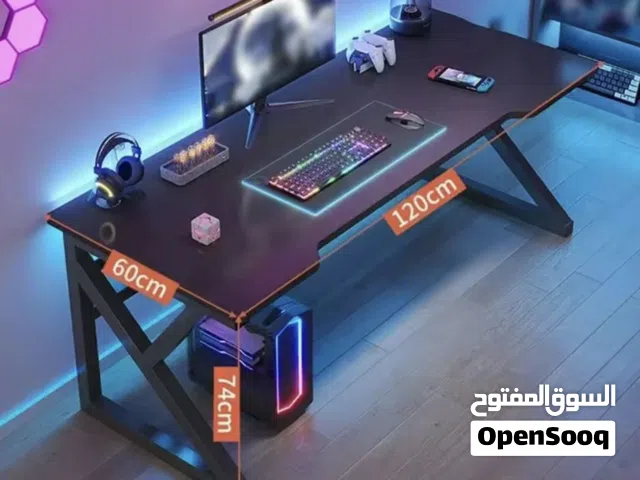 طاولة قيمنق (Gaming Desk) احترافية - تصميم X-Leg - نظيفة جداً