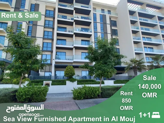 Sea View Furnished Apartment for Rent & Sale in Al Mouj  REF 477BB