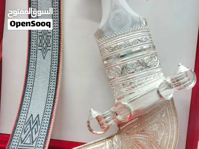 خنجر عمانيه فضه خالص مقاس 6