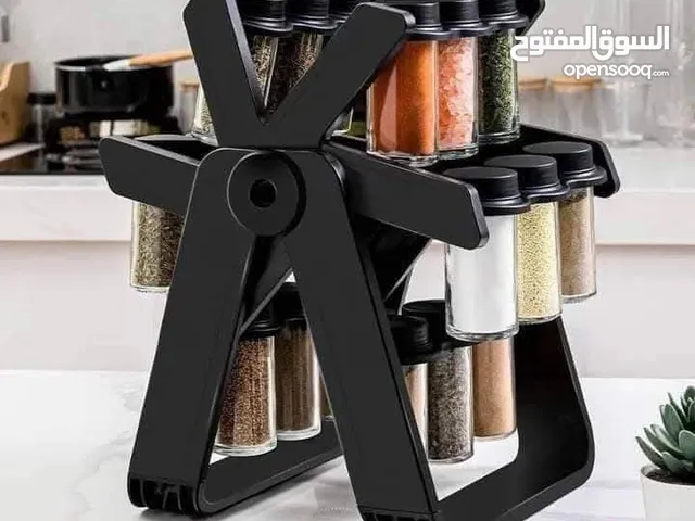 طقم توابل دوار اكليرك 18 قطعة مستورد ضد الكسر