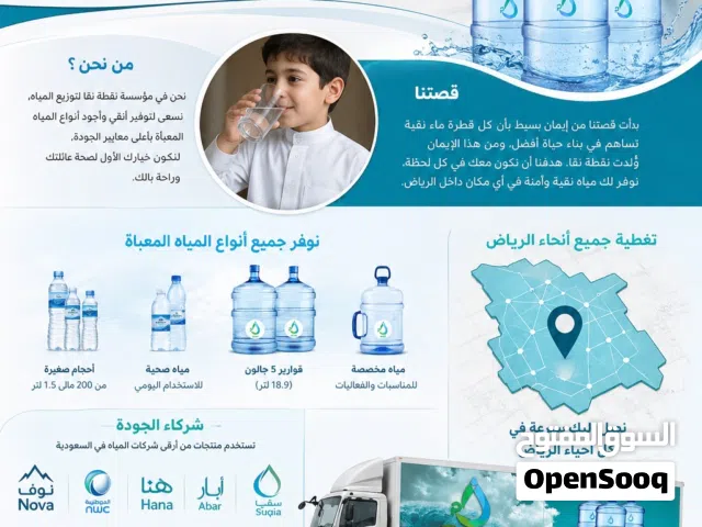 مياه معدنية 5 جالون