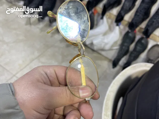 نظارة طبية مطلية ذهب عيار 24