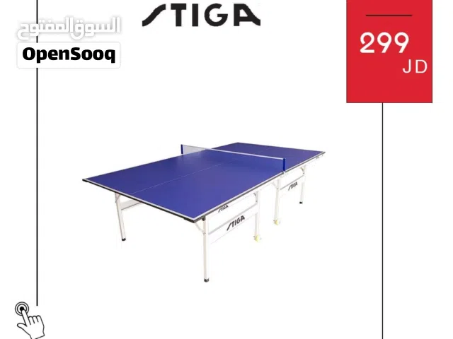 طاولة تنس ستيجا STIGA أصلية بجودة عالية للمنزل أو النادي رياضة، متعة، وتسلية بمكان واحد