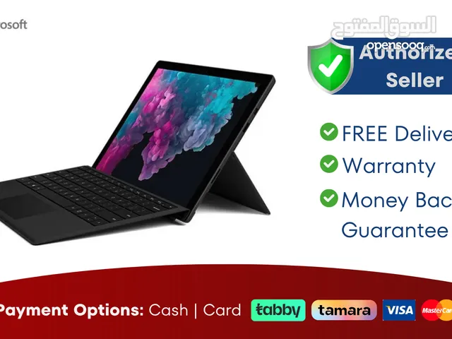 Microsoft Surface Pro 6 - Core i5 - 8th Gen - 8/256GB - Free Delivery - Warranty