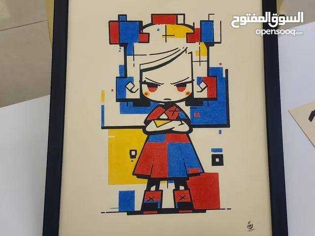 رسم لوحه فنيه A3