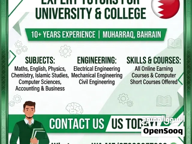 10 Year experienced University and College Math tutors available