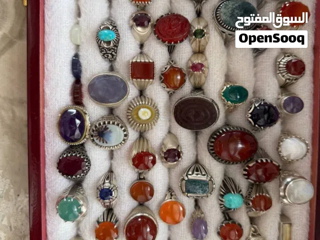 خواتم عقيق رجالية مميزة – أحجار طبيعية 100٪