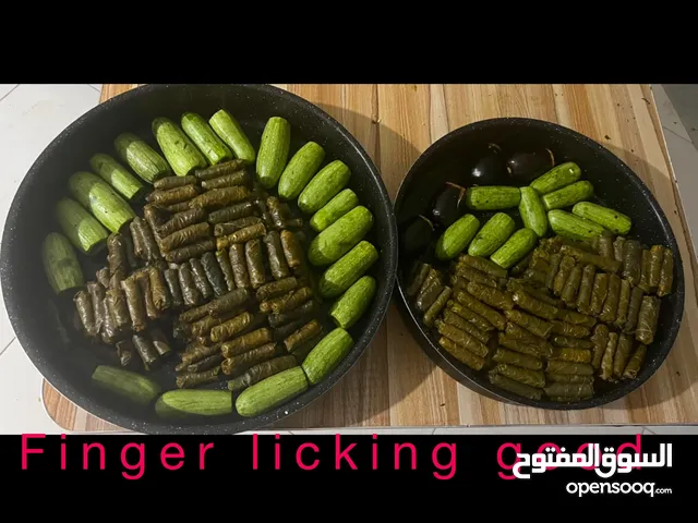 لف دوالي وحفر كوسا وكبة وجميع المأكولات مطبخ تواصي وحلويات