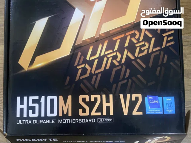 موذر بورد gigabyte h510 مع معالج i5-10400f