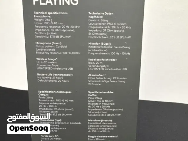 Logitech G733 Lightspeed Wireless  Gaming Headset – سماعة قيمنق لاوجيتك     G733 وايرليس