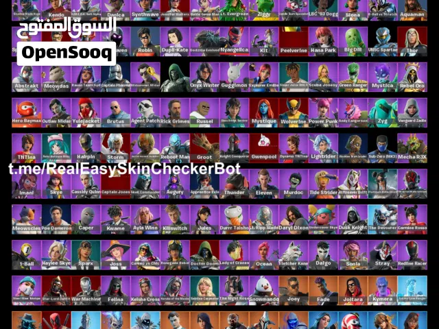 حساب فورت نايت قابل للبدل بما يناسب (تابع الوصف مهم) والسعر الي تشوفه مناسب