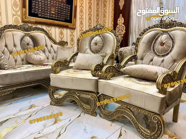 طقم كنب مصري دمياطي مستورد 14 مقاعد للبيع
