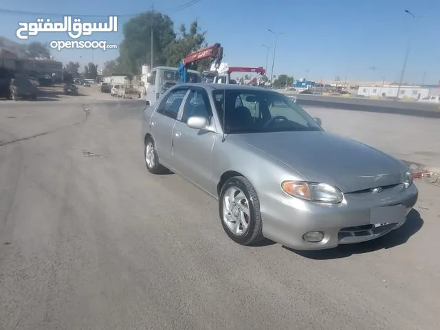 هونداي اكسنت 98 فل عدا الجير فحص كامل وكالة