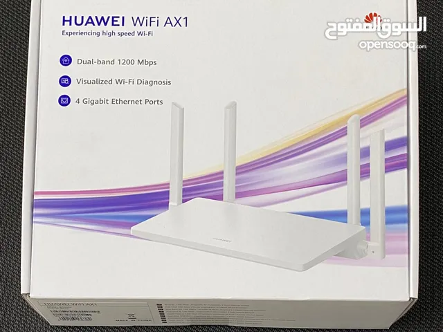 راوتر هواوي AX1 AX2 AX3 واي فاي 6 سريع وبأسعار تبدأ من 20 دينار فقط!