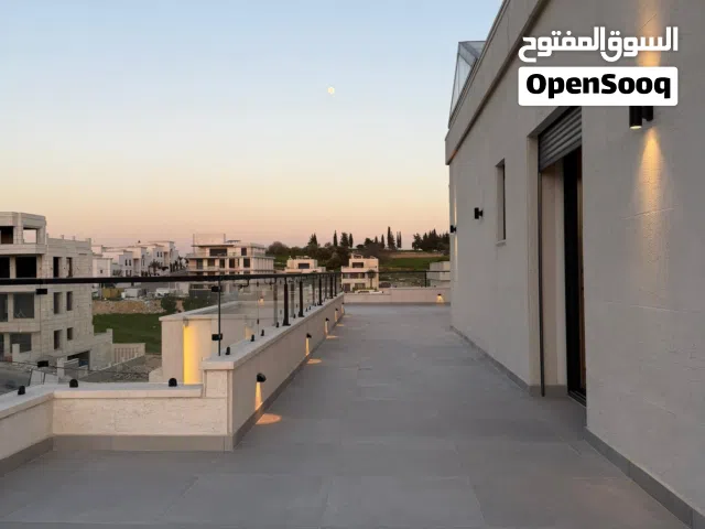 شقة طابق الثاني رووف مستقل مع ترسات خارجية واسعة في أجمل مناطق منطقة كريدور عبدون - رجم عميش