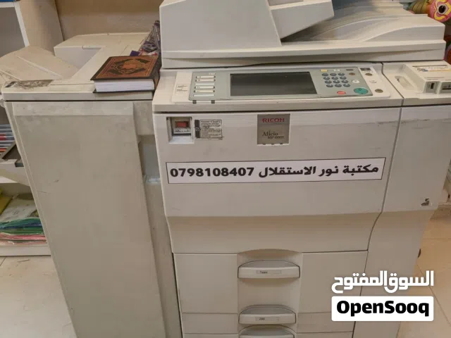 طابعات ريكو 6001 ابيض واسود و 2003 c mp ملون للبيع